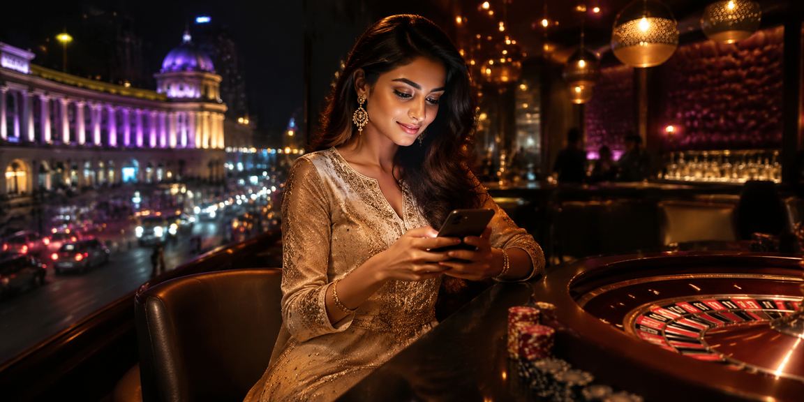 Roulette game in live casino at Delhi Connaught Place