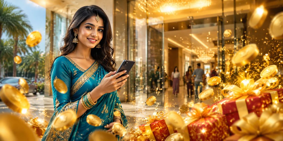 Indian player enjoying mobile casino gaming