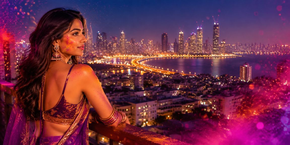 Happy players celebrating Holi festival with casino promotions at Mumbai